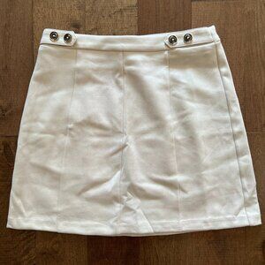 Marc New York Andrew Marc Women's Tan A-Line Short Skirt, Size S - NEW